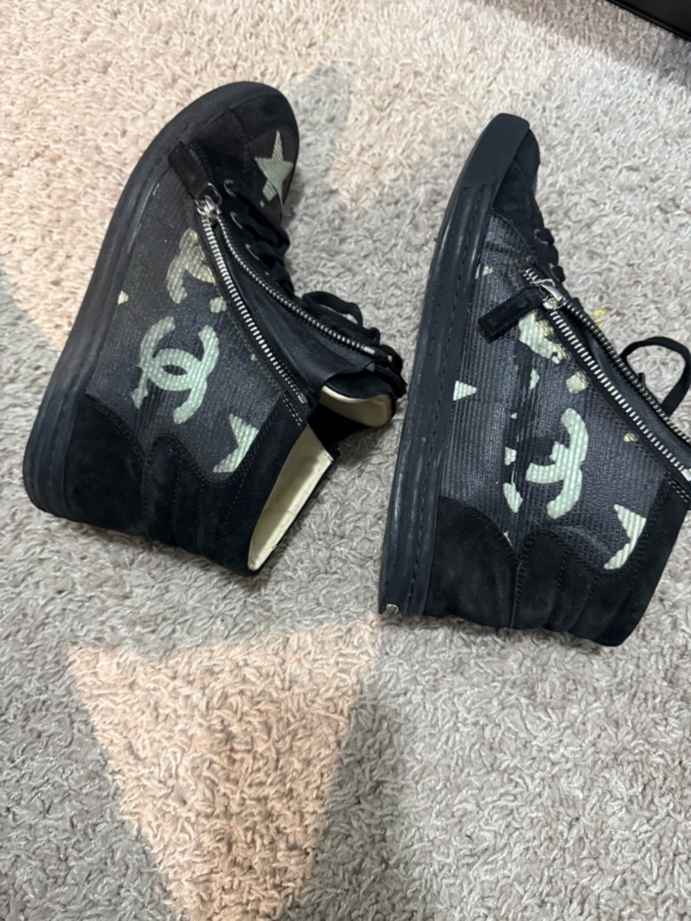 High-Top Chanel  Sneakers - Picture 2 of 7